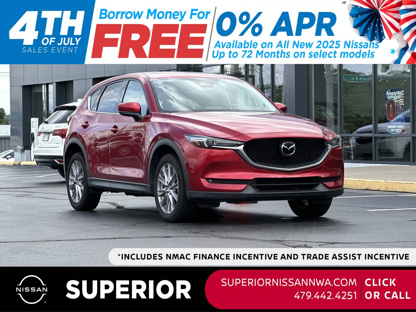 2019 Mazda CX-5 Grand Touring — SUV — 52,826 mi — Fayetteville, AR