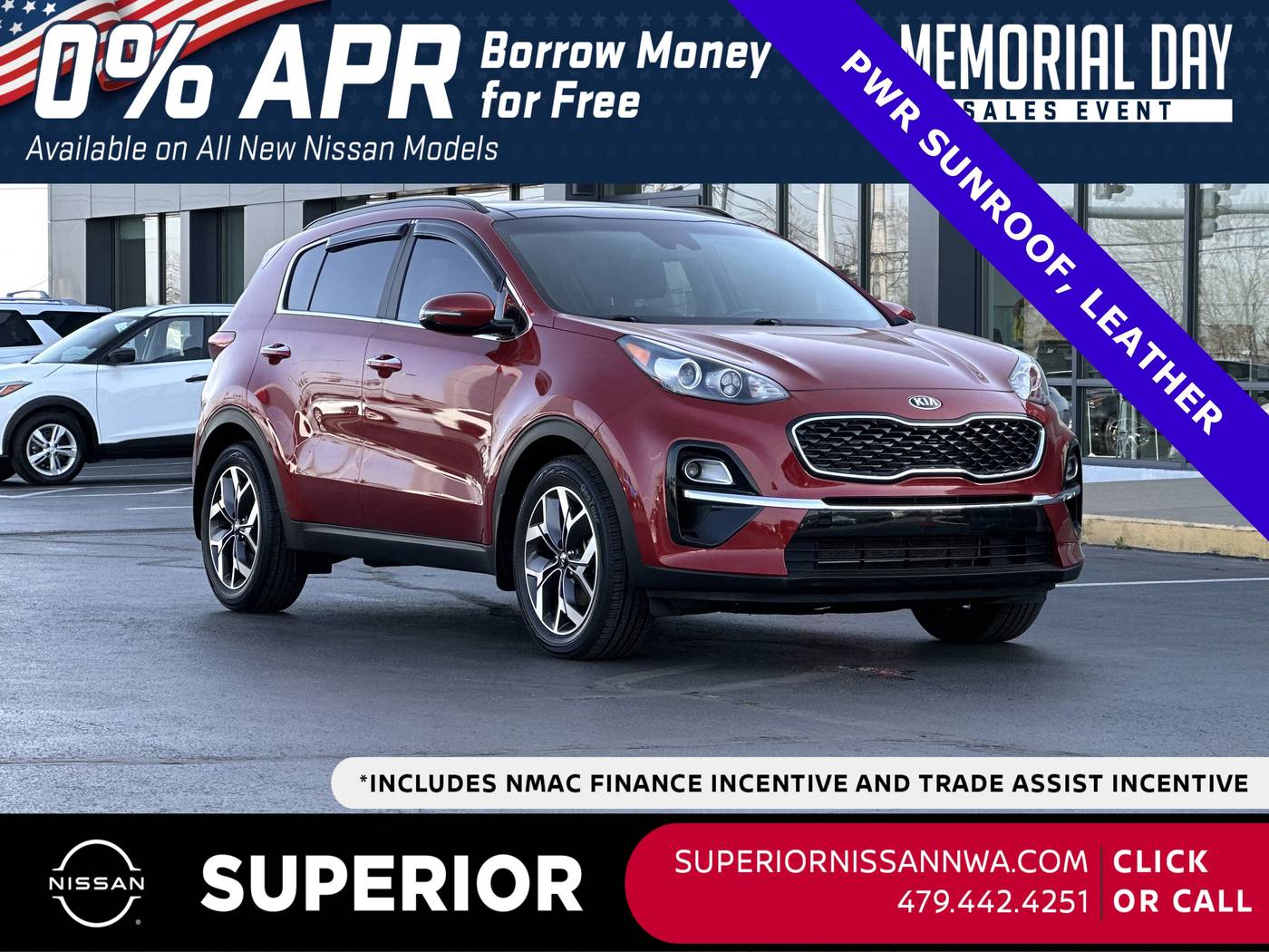 2022 Kia Sportage EX — SUV — 96,741 mi — Fayetteville, AR