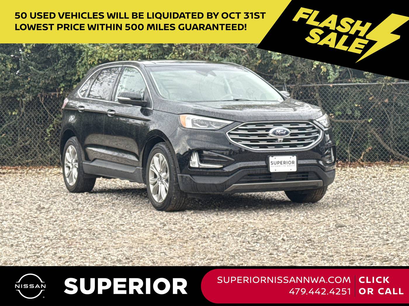2019 Ford Edge Titanium — SUV — 68,068 mi — Fayetteville, AR