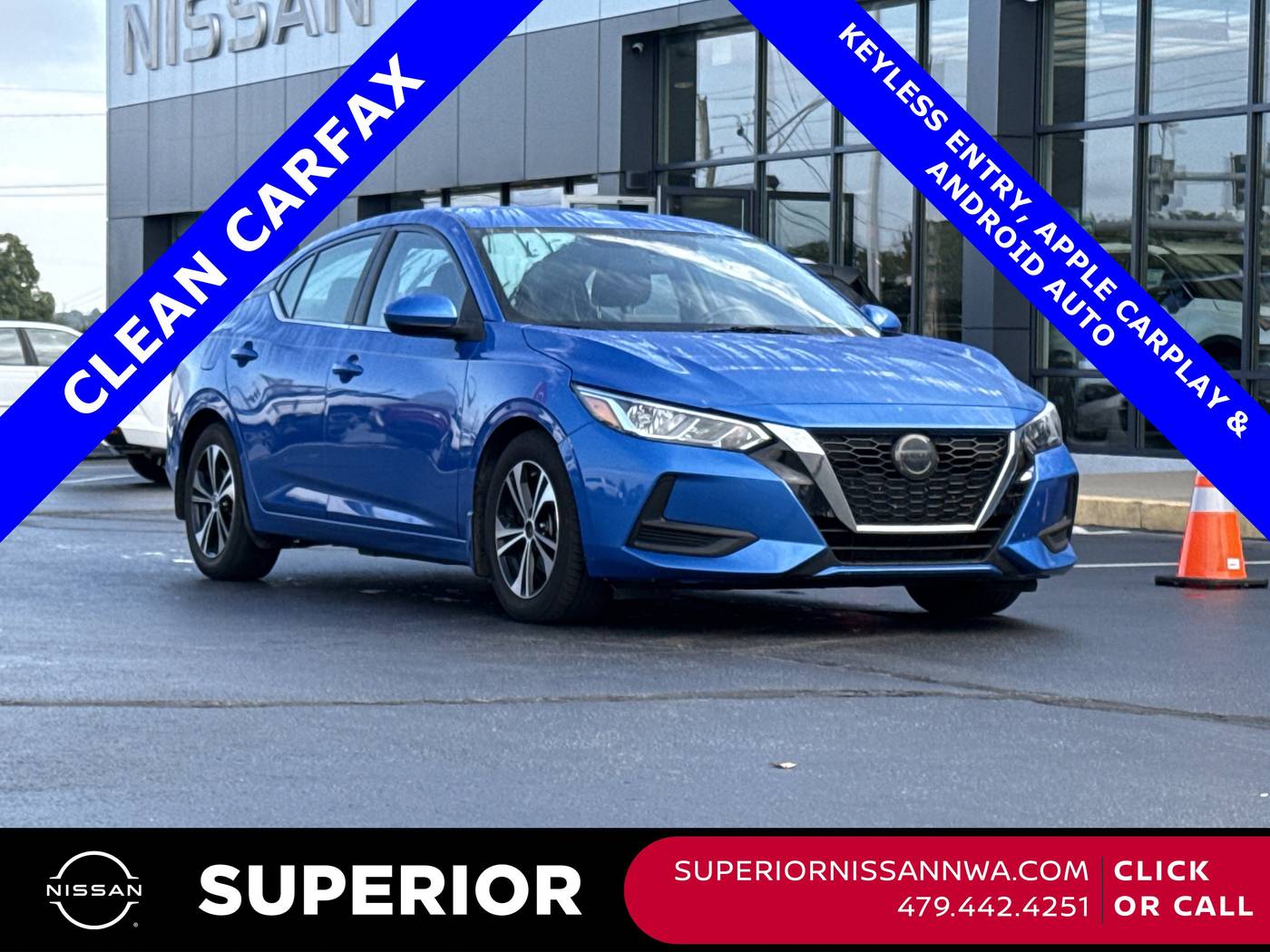 2022 Nissan Sentra SV — Sedan — 67,992 mi — Fayetteville, AR