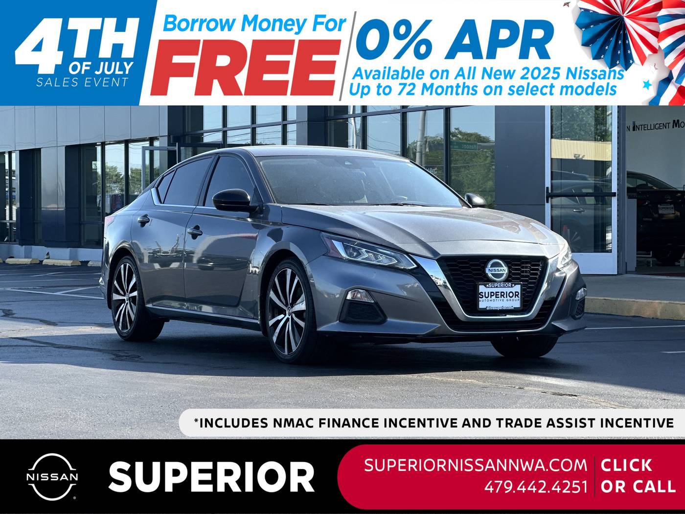 2020 Nissan Altima SR — Sedan — 81,129 mi — Fayetteville, AR