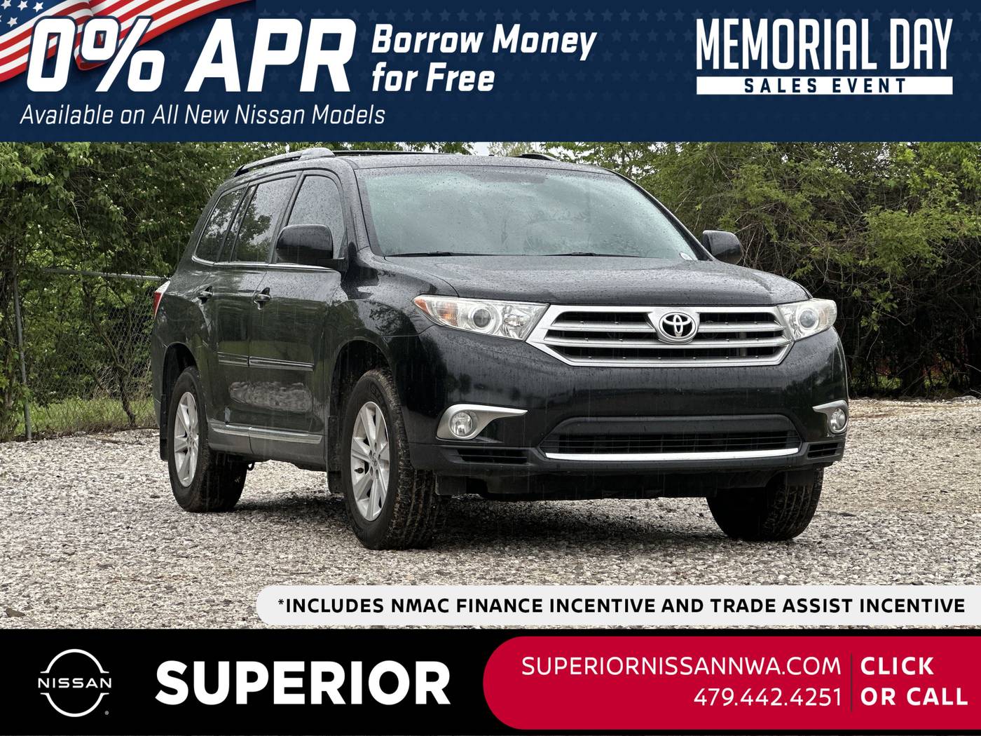 2013 Toyota Highlander Highlander V6 — SUV — 117,038 mi — Fayetteville, AR