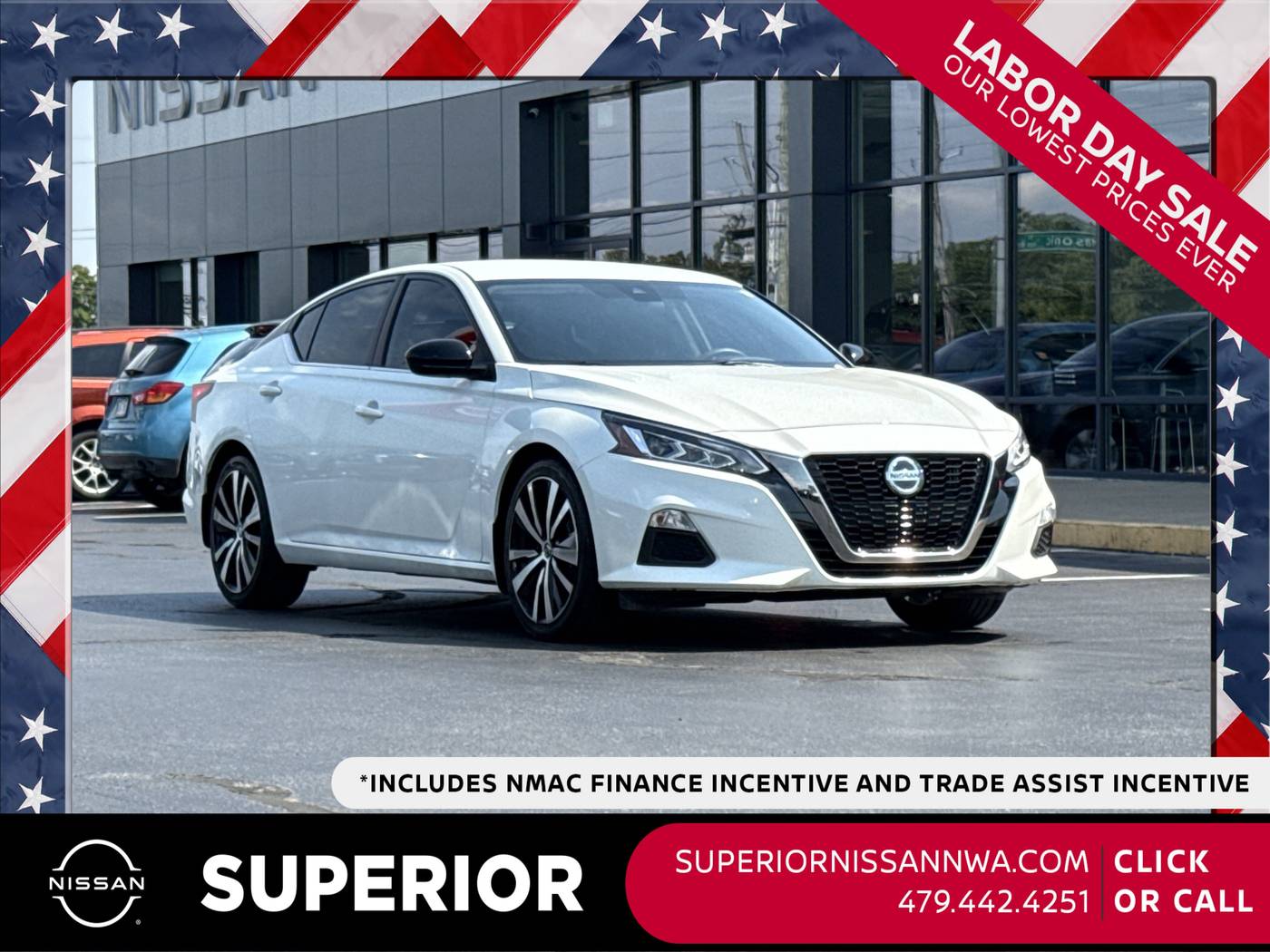 2021 Nissan Altima SR — Sedan — 74,727 mi — Fayetteville, AR