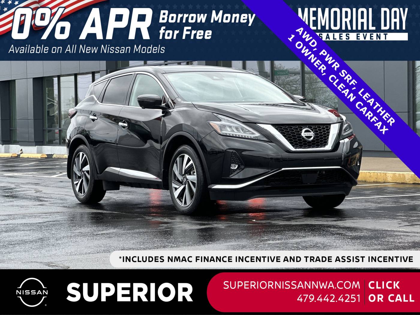 2022 Nissan Murano SL — SUV — 32,595 mi — Fayetteville, AR