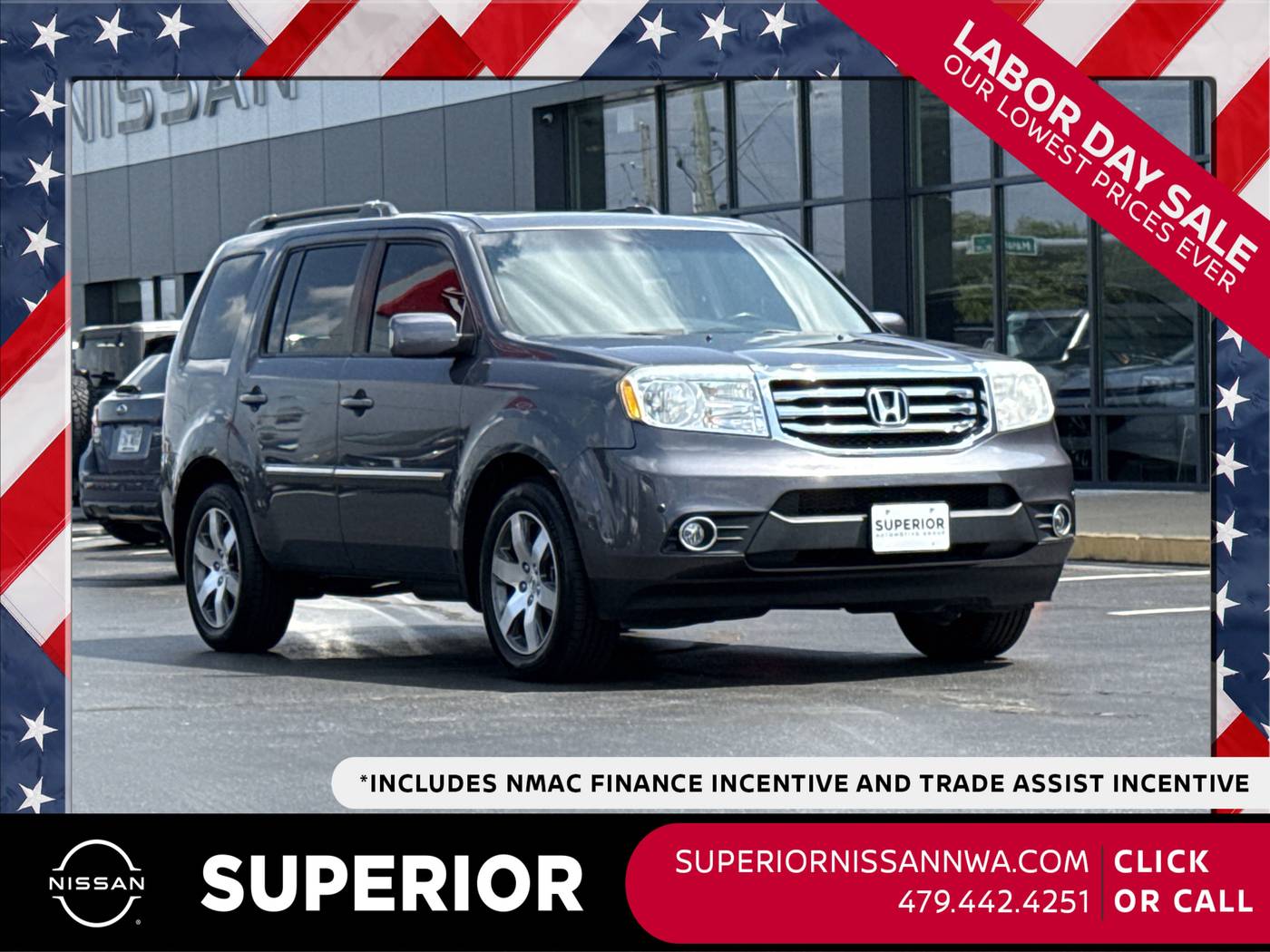 2015 Honda Pilot Touring — SUV — 103,951 mi — Fayetteville, AR