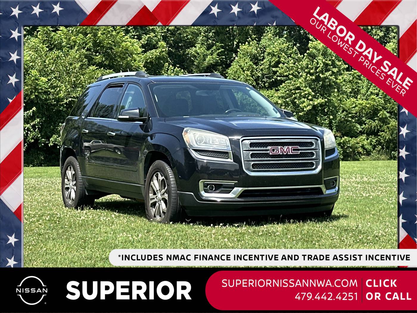 2015 GMC Acadia SLT — SUV — 97,572 mi — Fayetteville, AR
