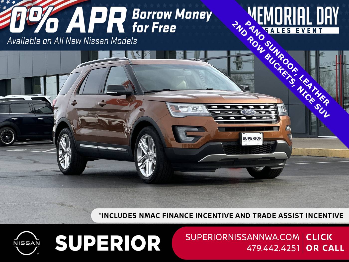 2017 Ford Explorer XLT — SUV — 127,878 mi — Fayetteville, AR