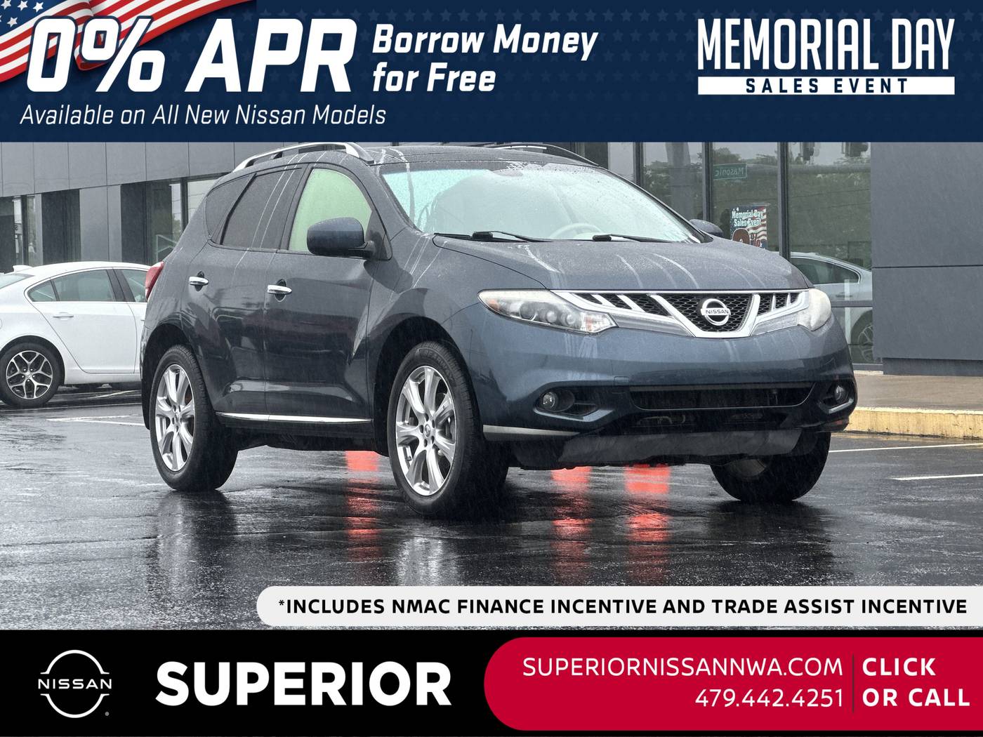 2014 Nissan Murano LE — SUV — 101,128 mi — Fayetteville, AR
