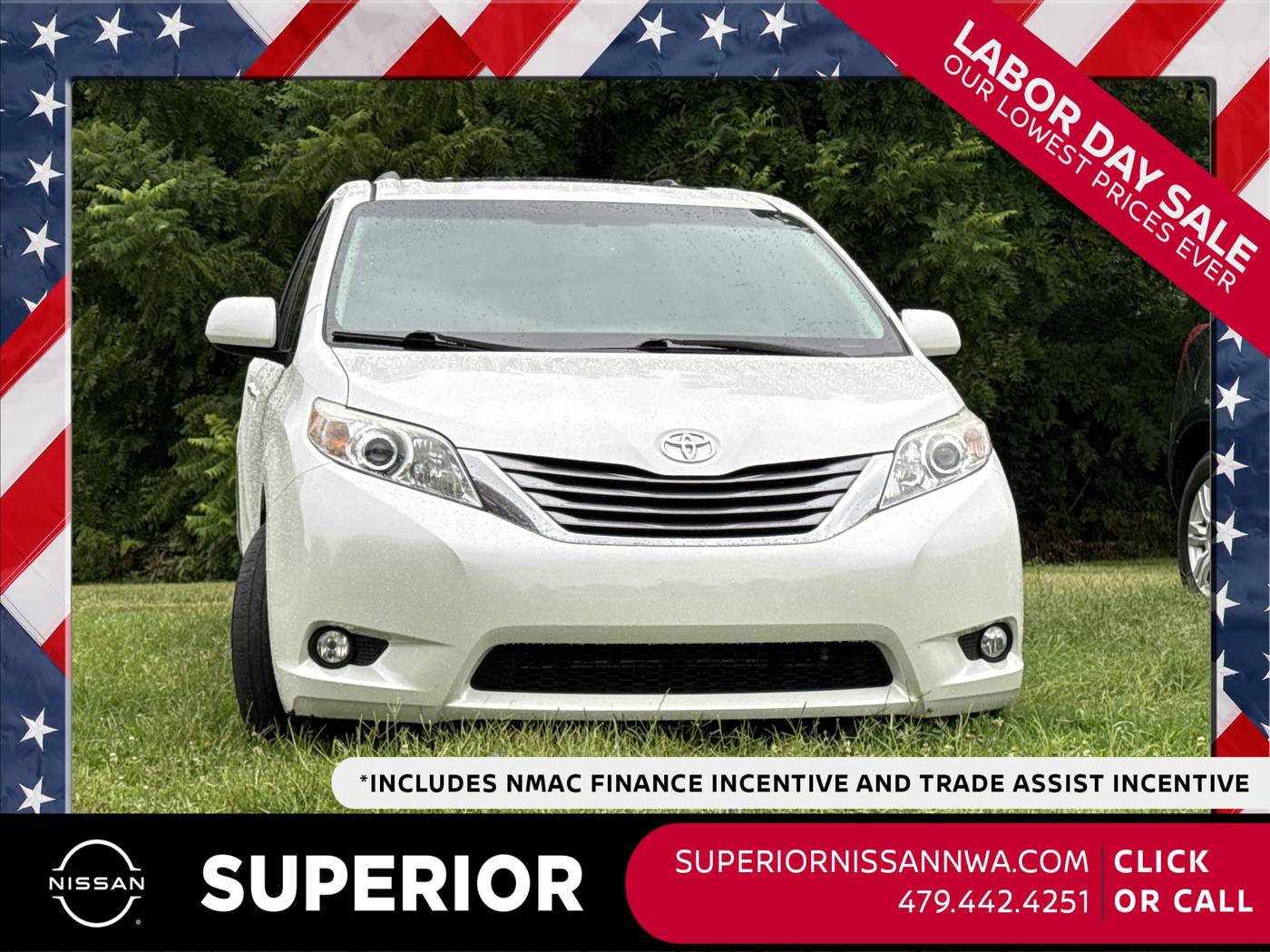 2015 Toyota Sienna XLE — Minivan — 96,455 mi — Fayetteville, AR