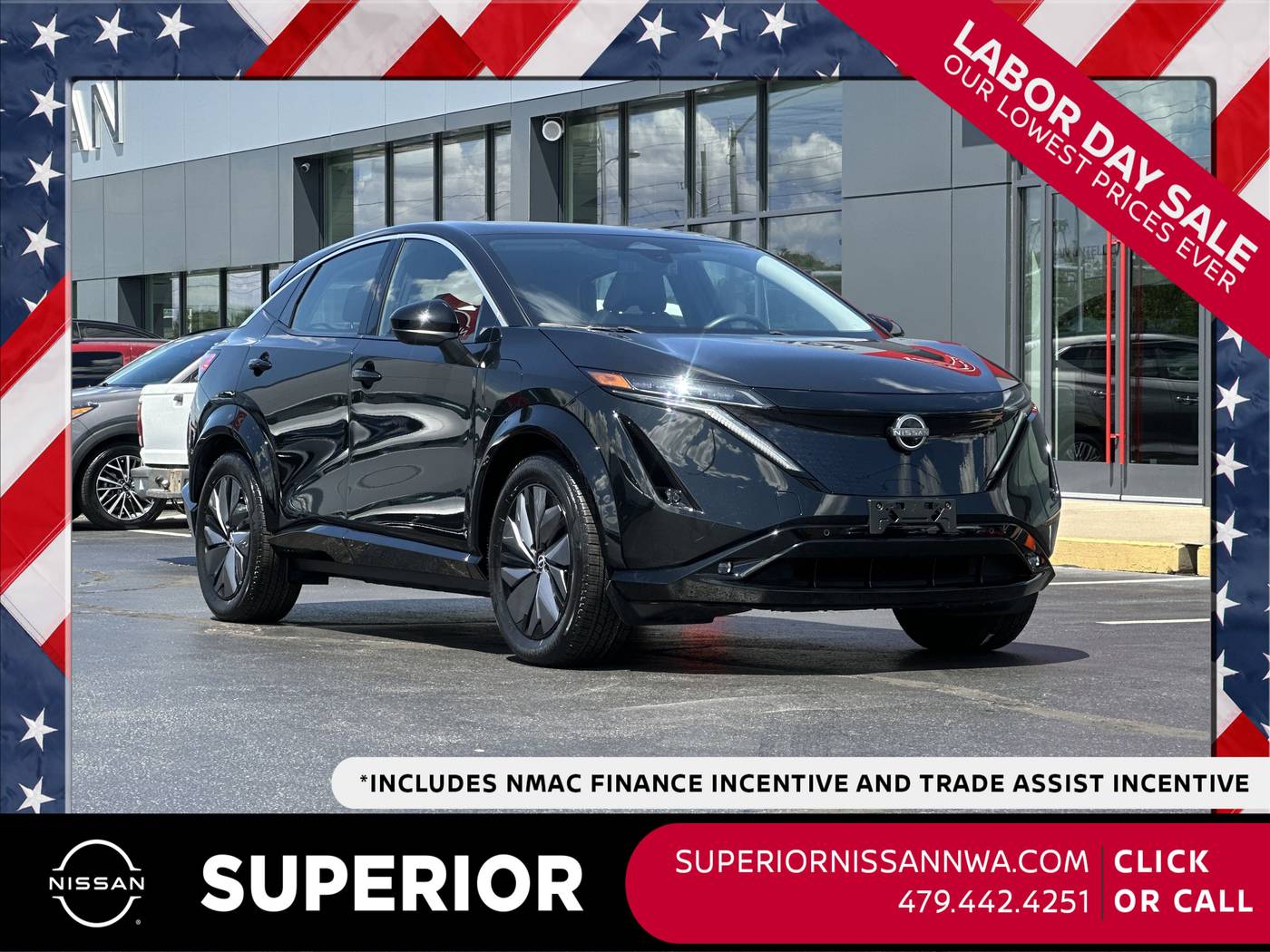 2023 Nissan Ariya Evolve+ — SUV — 14,496 mi — Fayetteville, AR