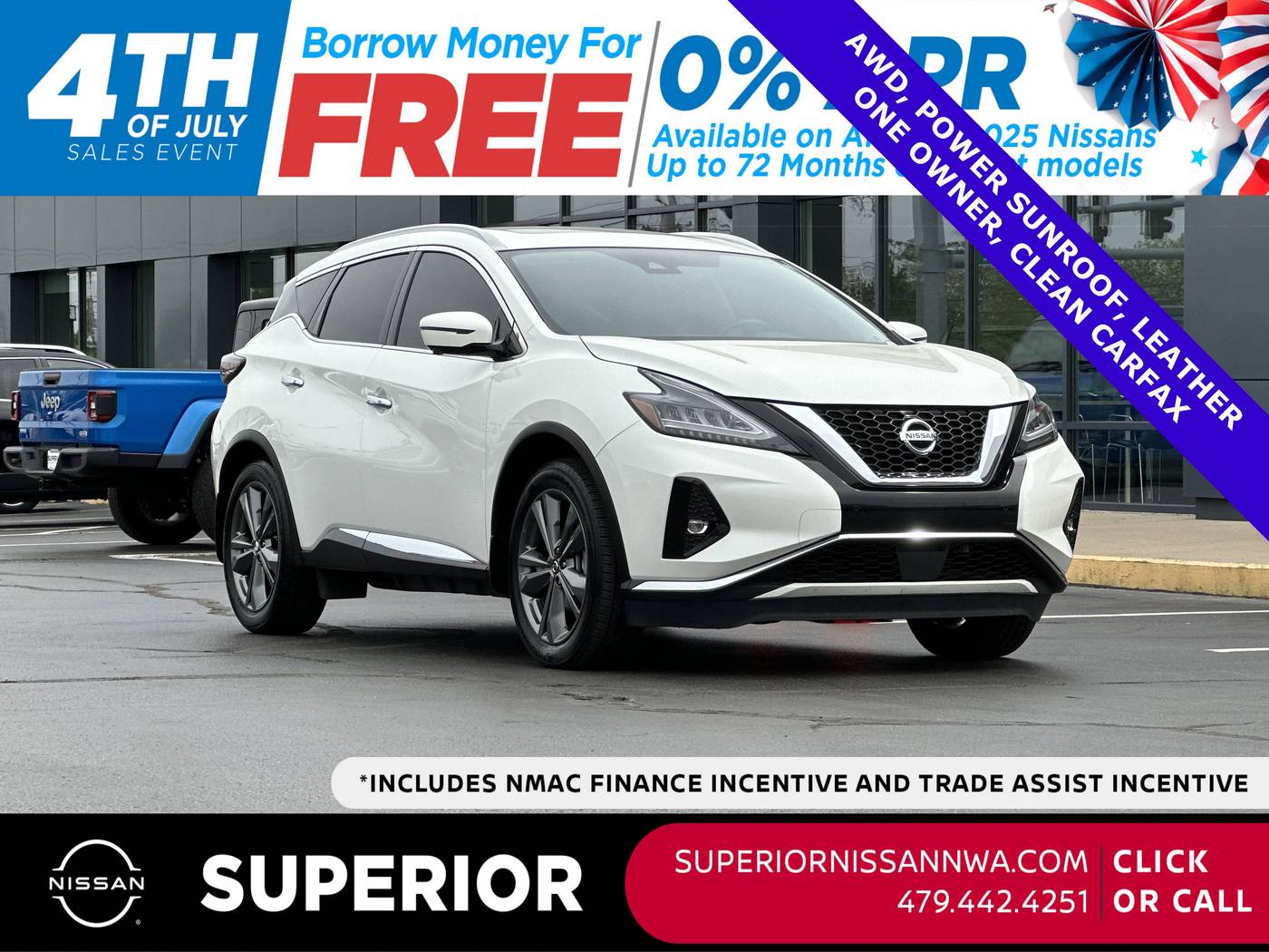 2020 Nissan Murano Platinum — SUV — 62,545 mi — Fayetteville, AR