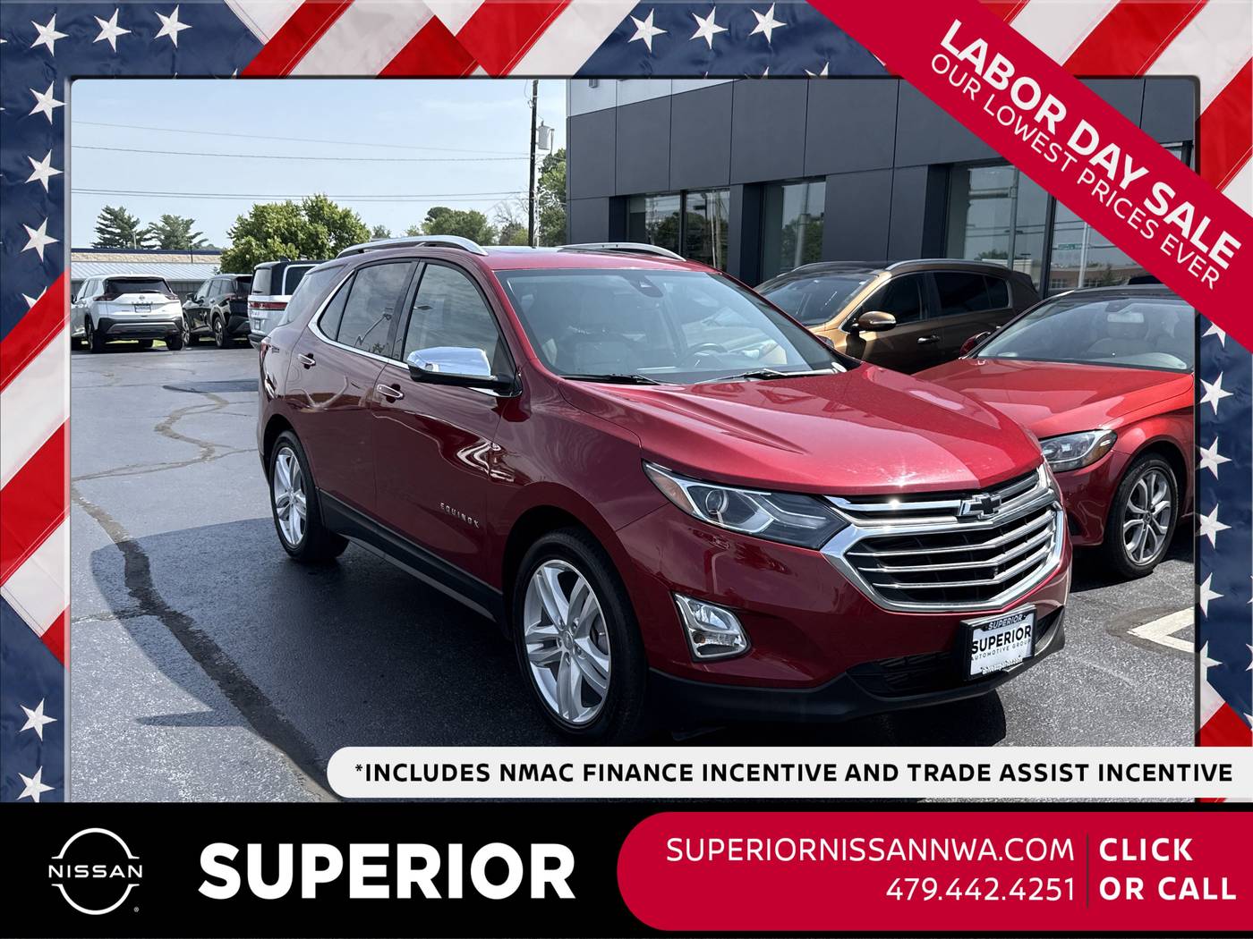 2019 Chevrolet Equinox Premier — SUV — 89,143 mi — Fayetteville, AR