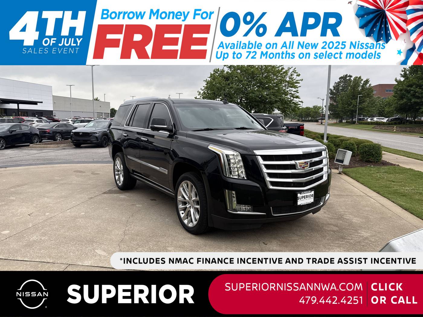 2019 Cadillac Escalade Premium Luxury — SUV — 81,228 mi — Fayetteville, AR