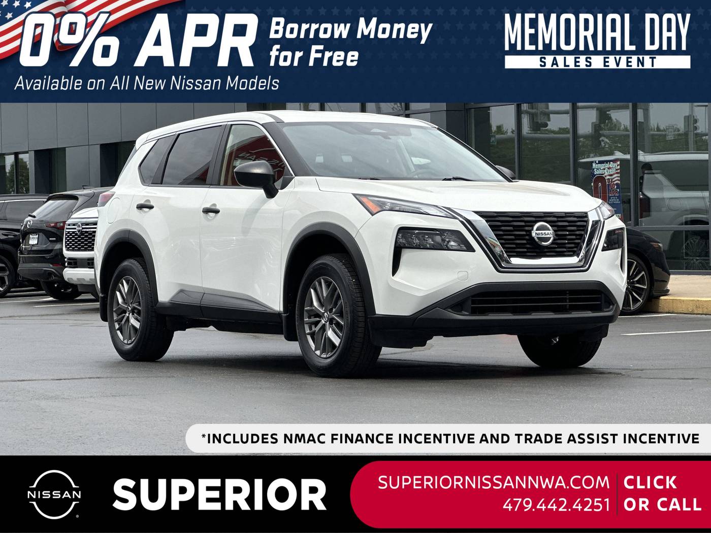 2021 Nissan Rogue S — SUV — 71,556 mi — Fayetteville, AR