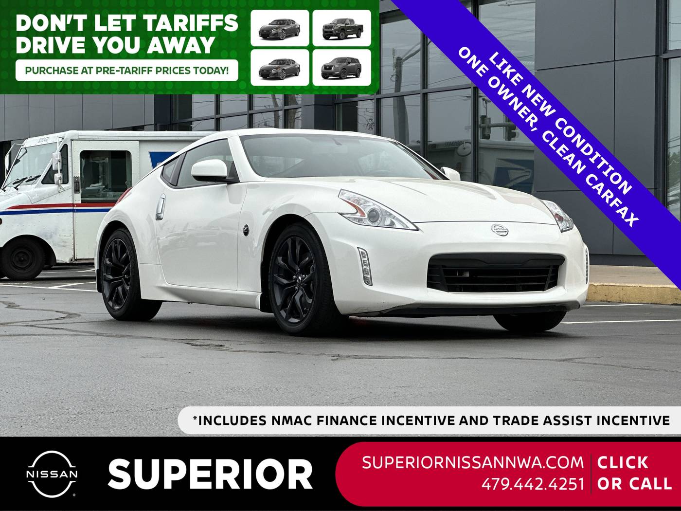2015 Nissan 370Z Base — Coupe — 55,669 mi — Fayetteville, AR