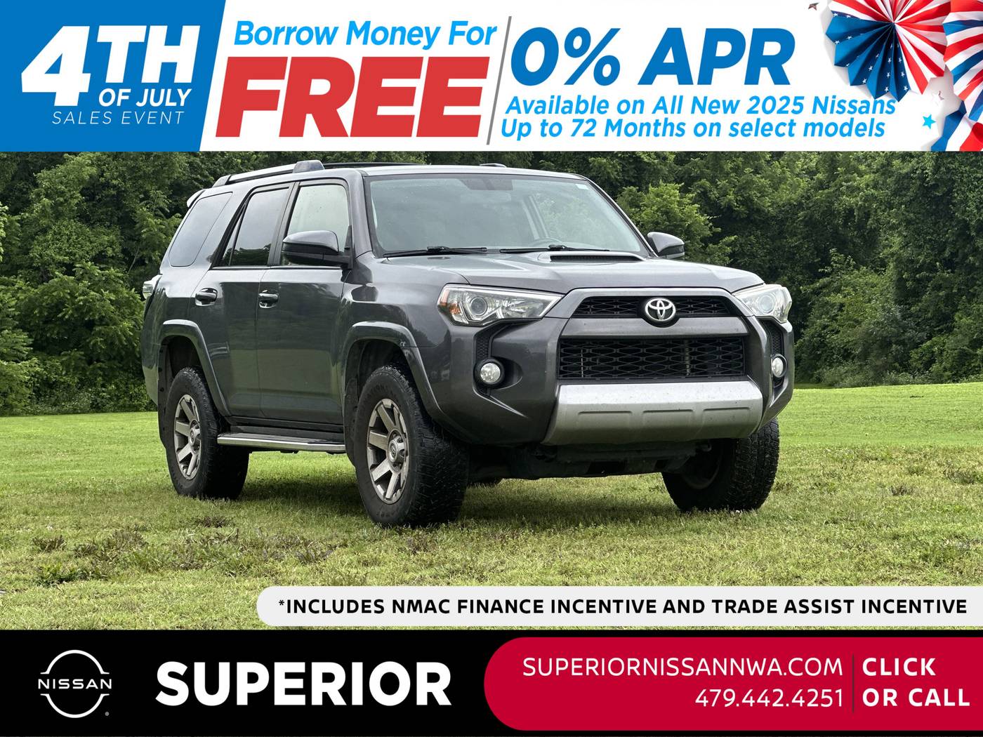 2016 Toyota 4Runner Limited — SUV — 192,706 mi — Fayetteville, AR