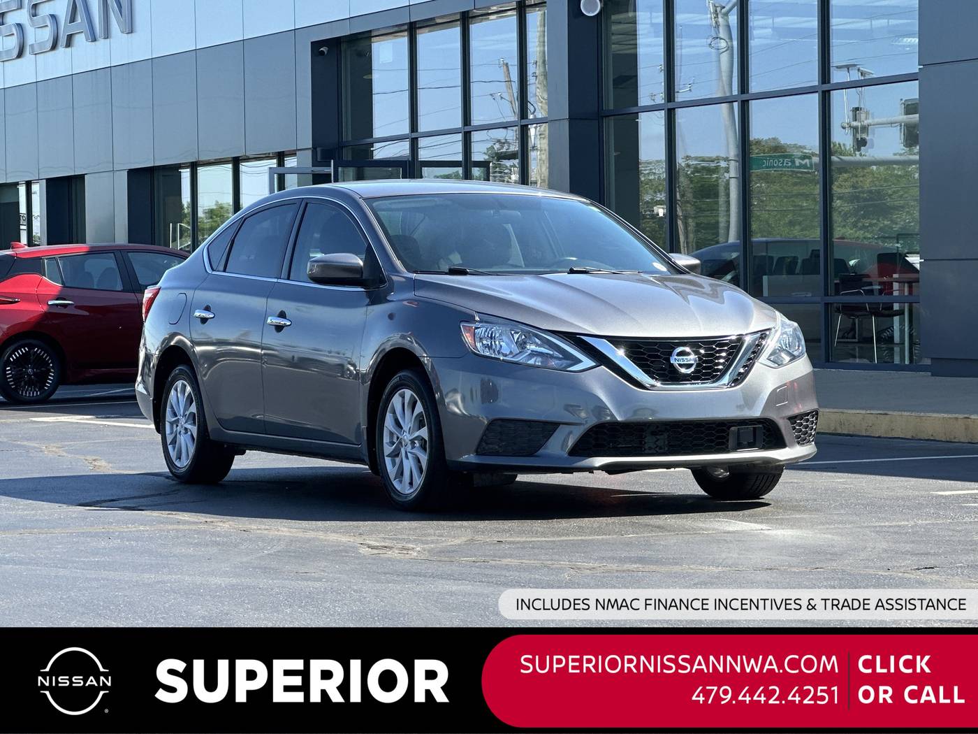 2019 Nissan Sentra SV — Sedan — 56,077 mi — Fayetteville, AR