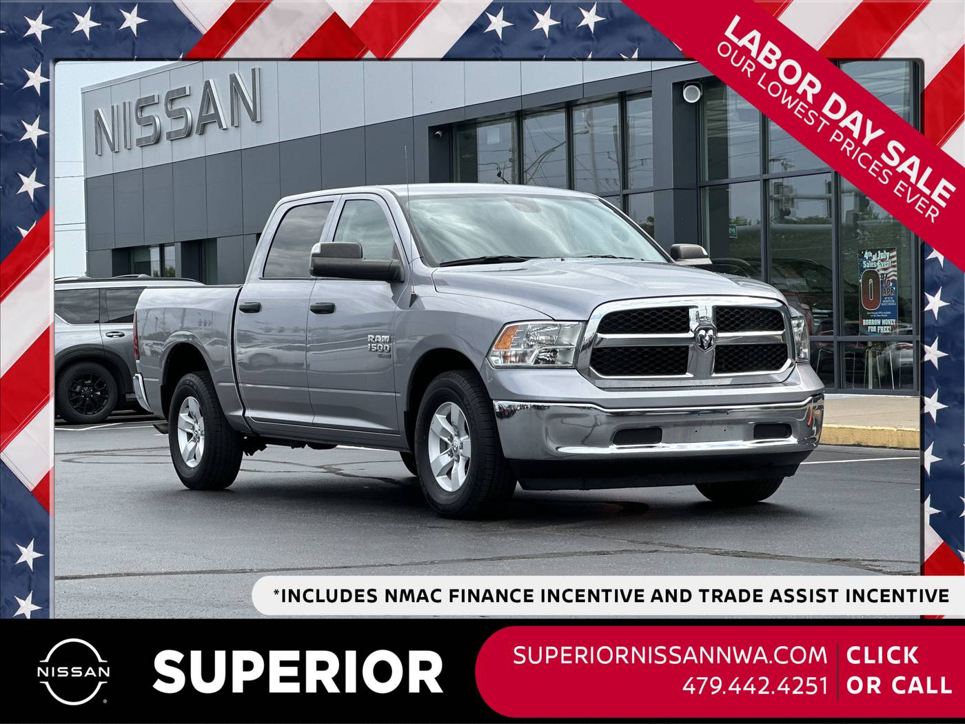 2023 Ram 1500 Classic SLT — Pickup Truck — 40,930 mi — Fayetteville, AR