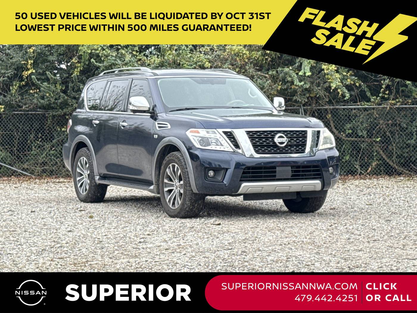 2018 Nissan Armada SL — SUV — 177,876 mi — Fayetteville, AR