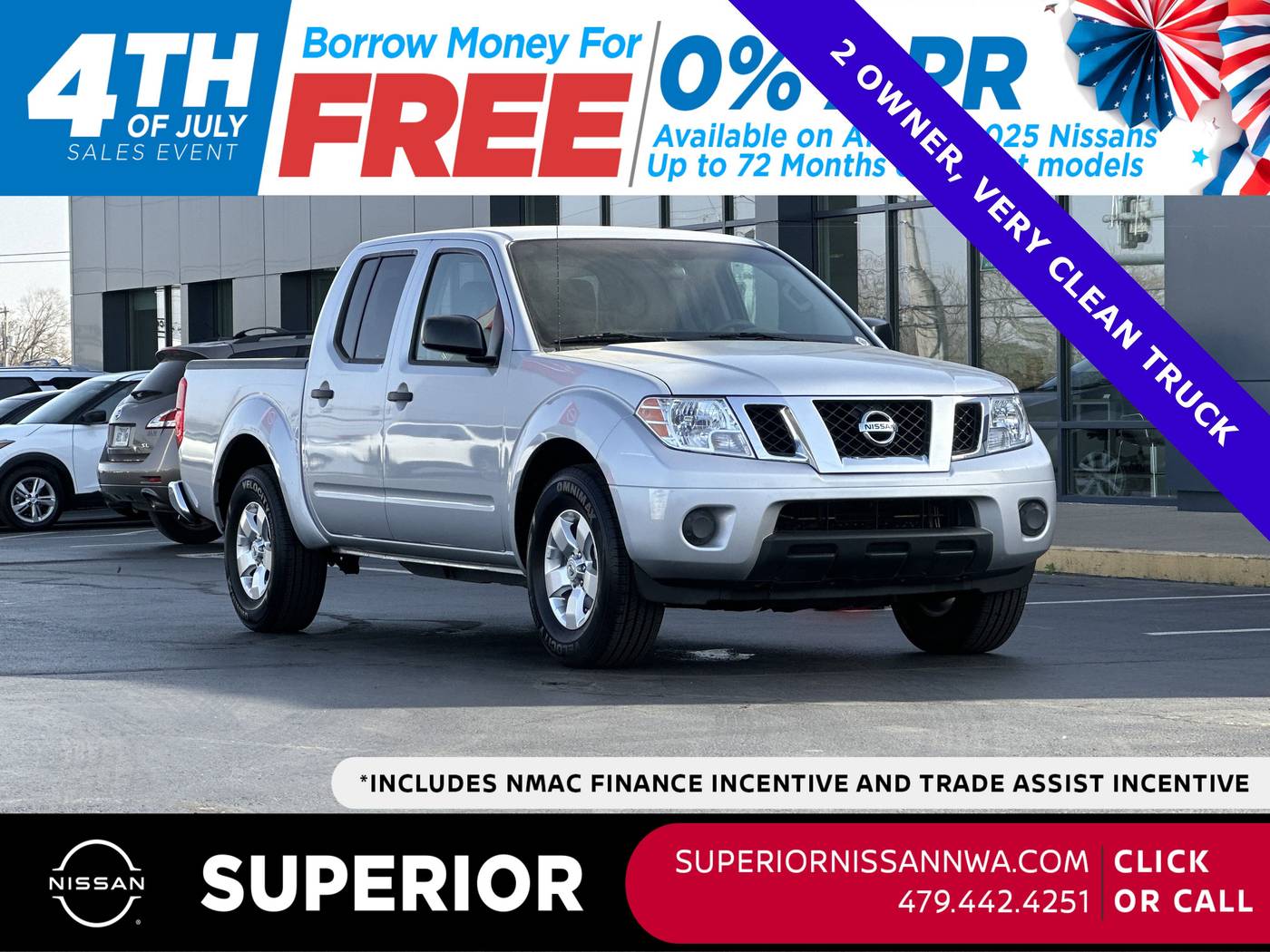 2012 Nissan Frontier SV — Pickup Truck — 144,847 mi — Fayetteville, AR