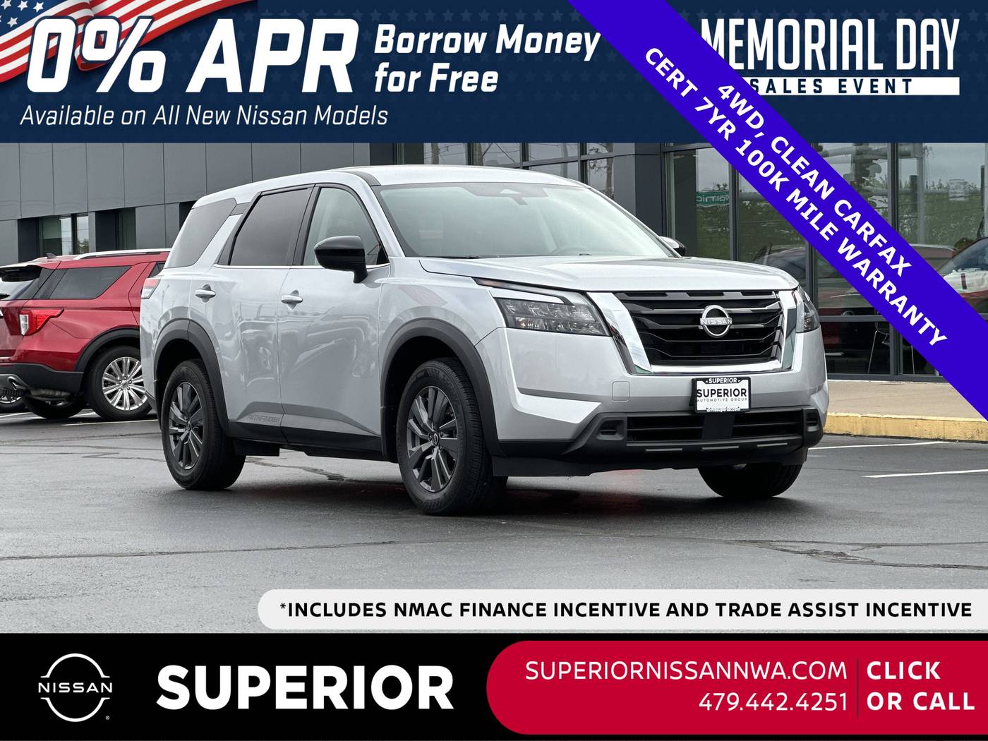 2023 Nissan Pathfinder S — SUV — 13,312 mi — Fayetteville, AR