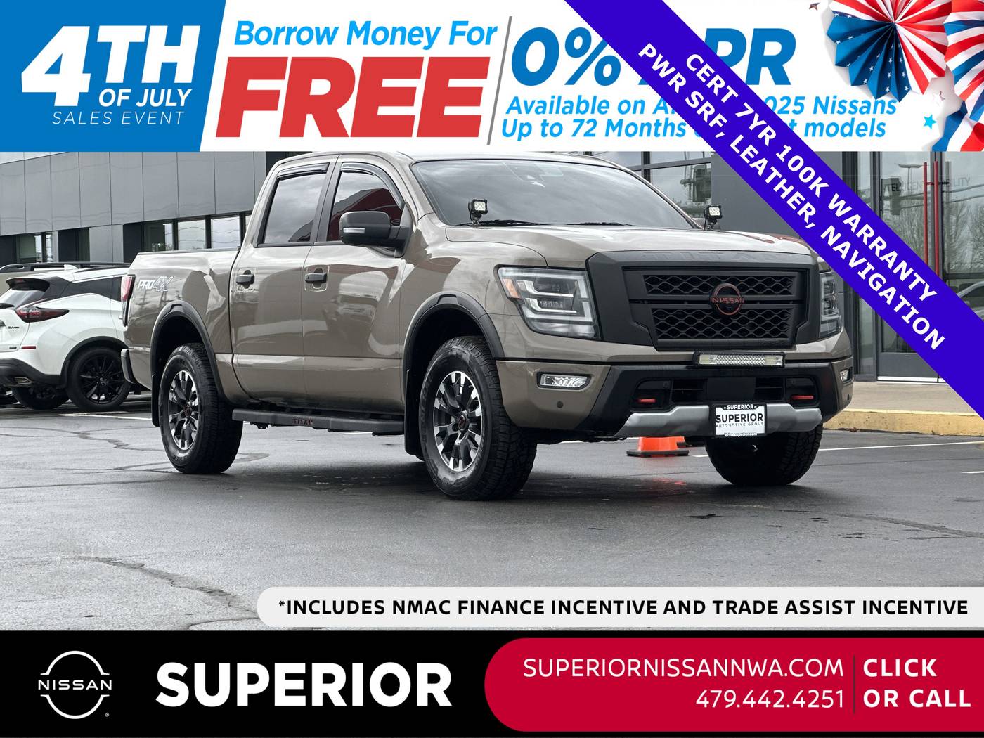 2023 Nissan Titan PRO-4X — Pickup Truck — 36,591 mi — Fayetteville, AR