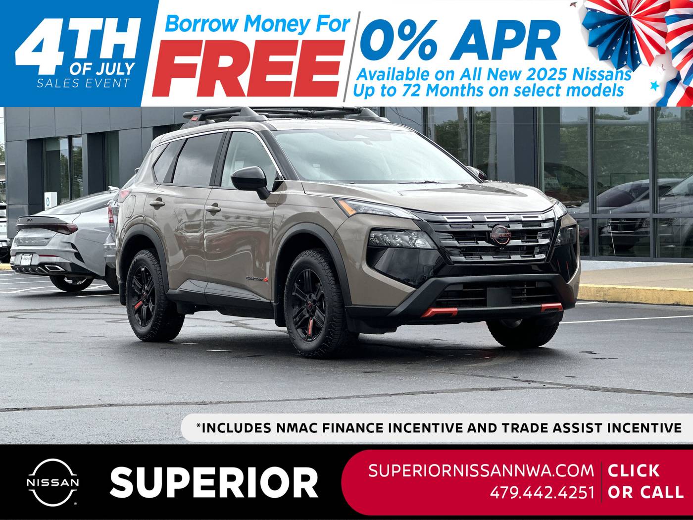 2025 Nissan Rogue Rock Creek — SUV — 9,514 mi — Fayetteville, AR