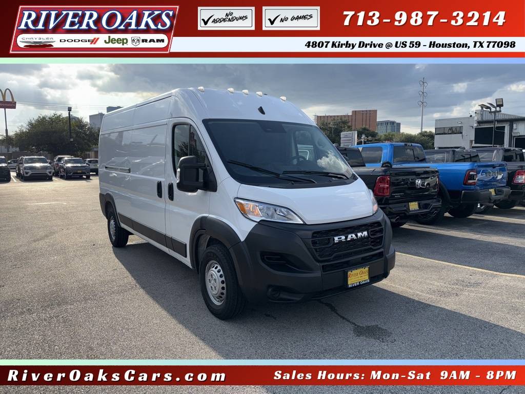 2025 Ram ProMaster Cargo Van Tradesman 2500 — Cargo Van — 5,528 mi — Houston, TX