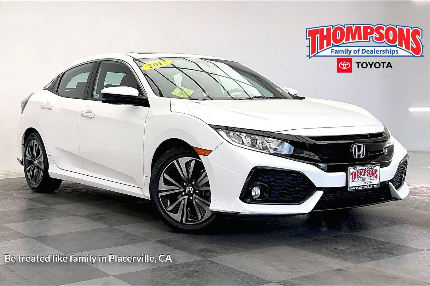 2017 Honda Civic EX — Hatchback — 80,926 mi — Placerville, CA