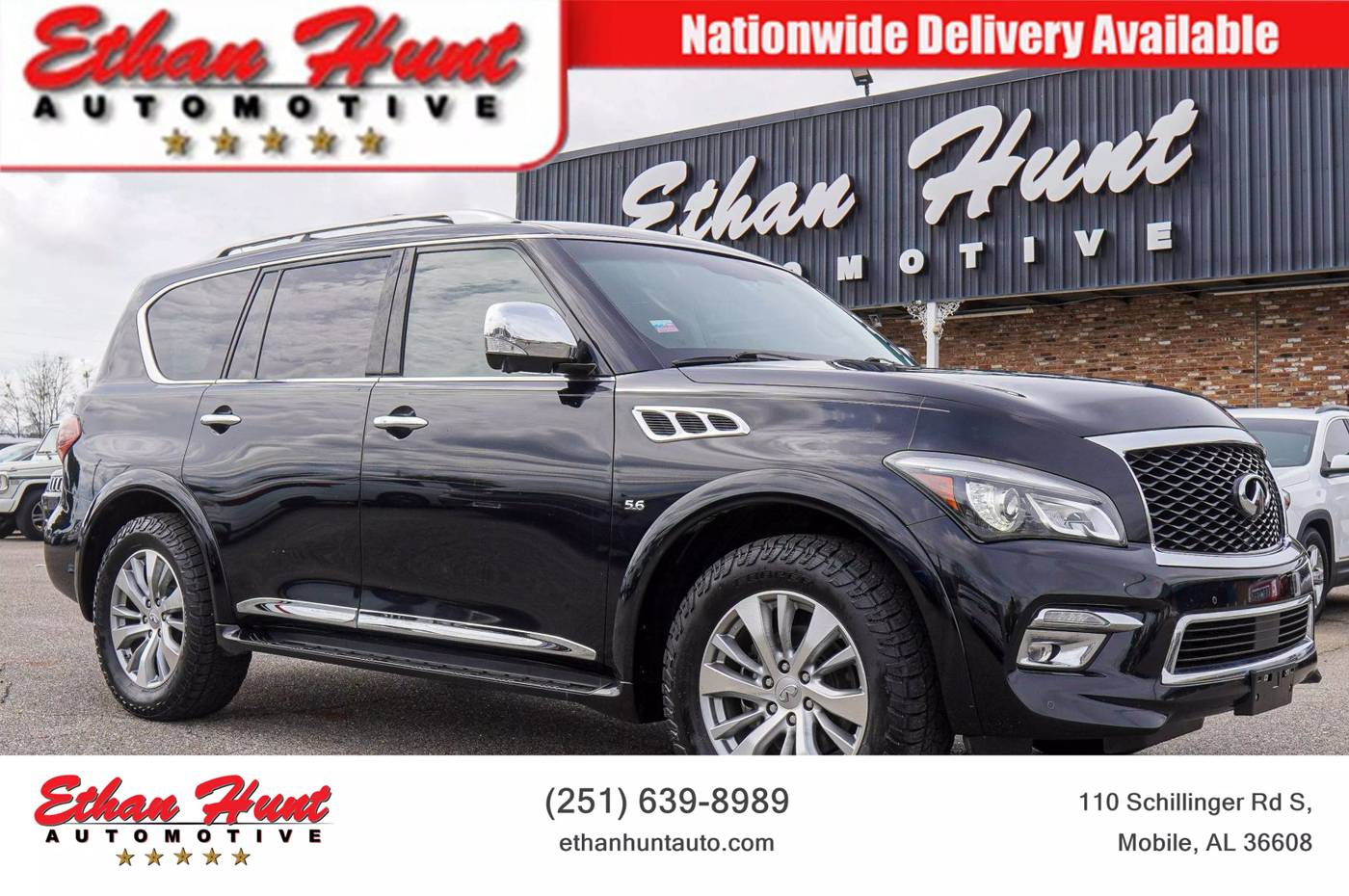 2016 INFINITI QX80 Standard — SUV — 126,105 mi — Mobile, AL