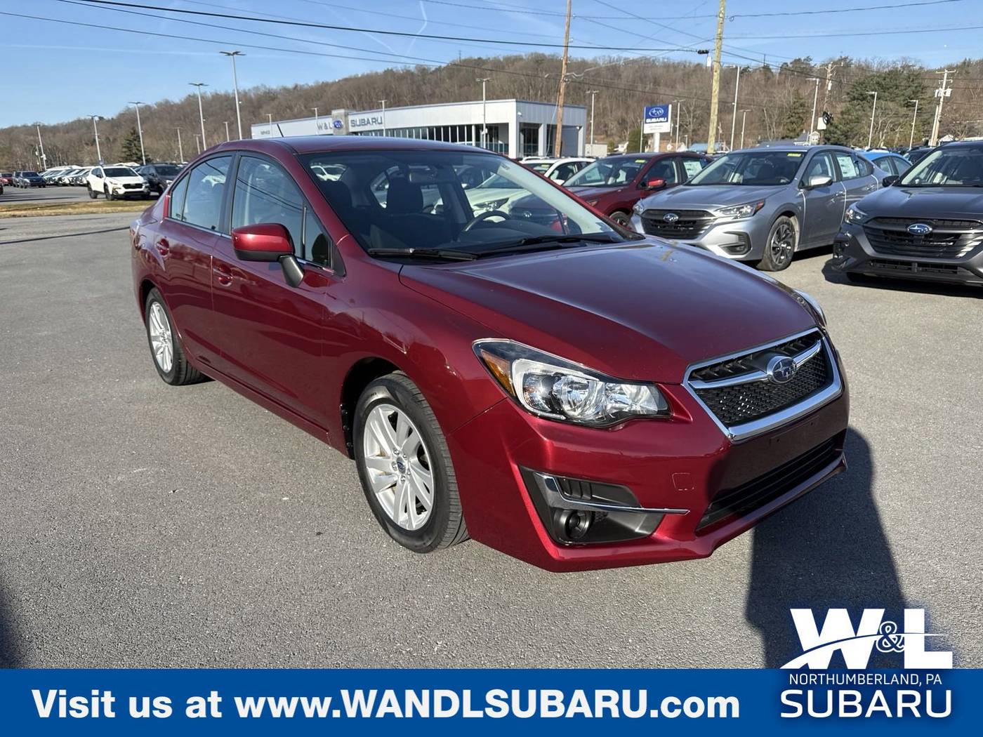2016 Subaru Impreza Premium — Sedan — 74,505 mi — Northumberland, PA