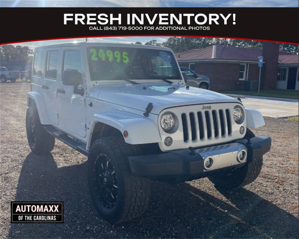 2017 Jeep Wrangler Sahara — SUV — 74,403 mi — Summerville, SC