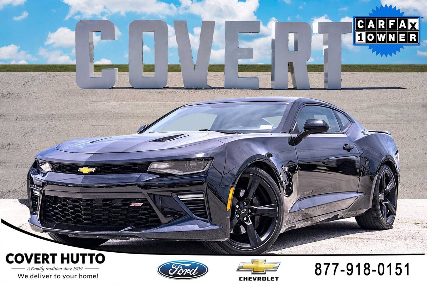 2018 Chevrolet Camaro 1SS — Coupe — 77,013 mi — Hutto, TX
