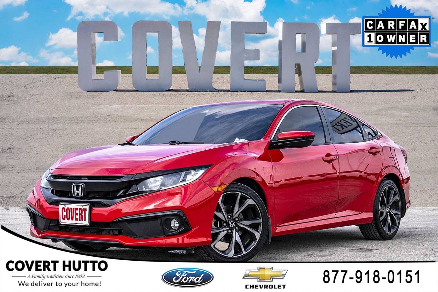 2019 Honda Civic Sport — Sedan — 86,780 mi — Hutto, TX