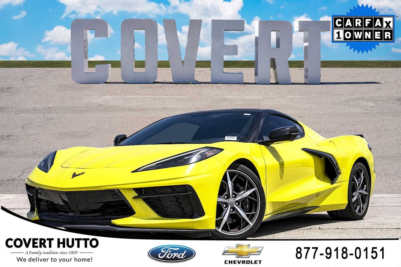 2021 Chevrolet Corvette 3LT — Coupe — 8,191 mi — Hutto, TX
