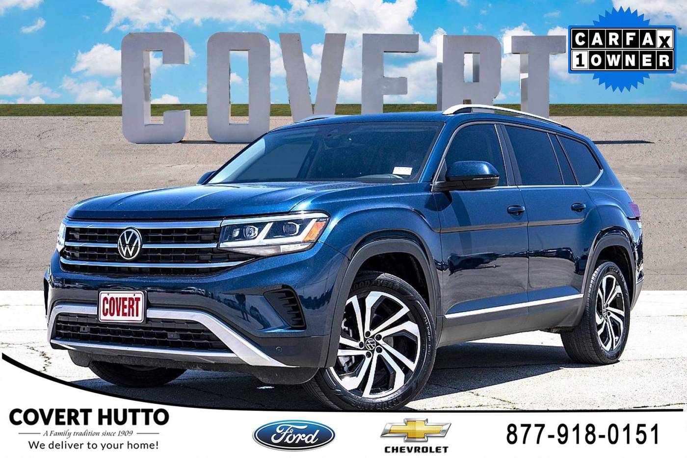 2022 Volkswagen Atlas SEL — SUV — 52,683 mi — Hutto, TX