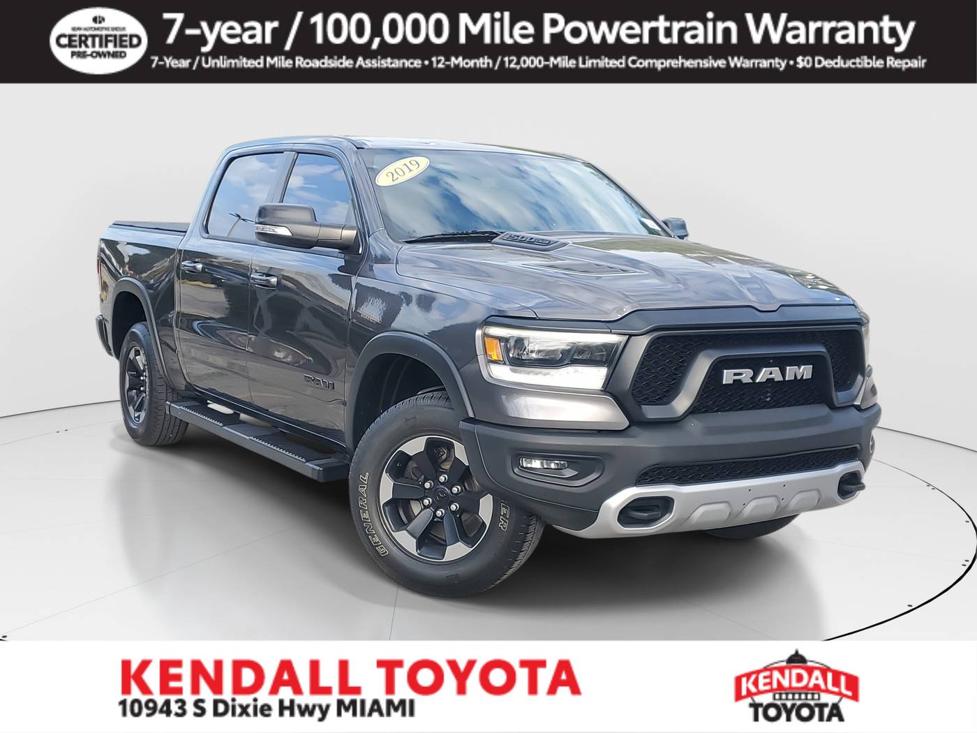 2019 Ram 1500 Rebel — Pickup Truck — 65,703 mi — Miami, FL