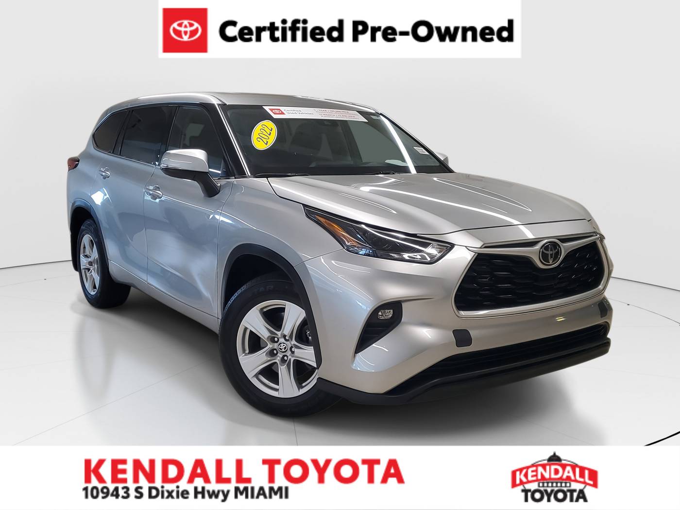 2022 Toyota Highlander LE — SUV — 37,462 mi — Miami, FL