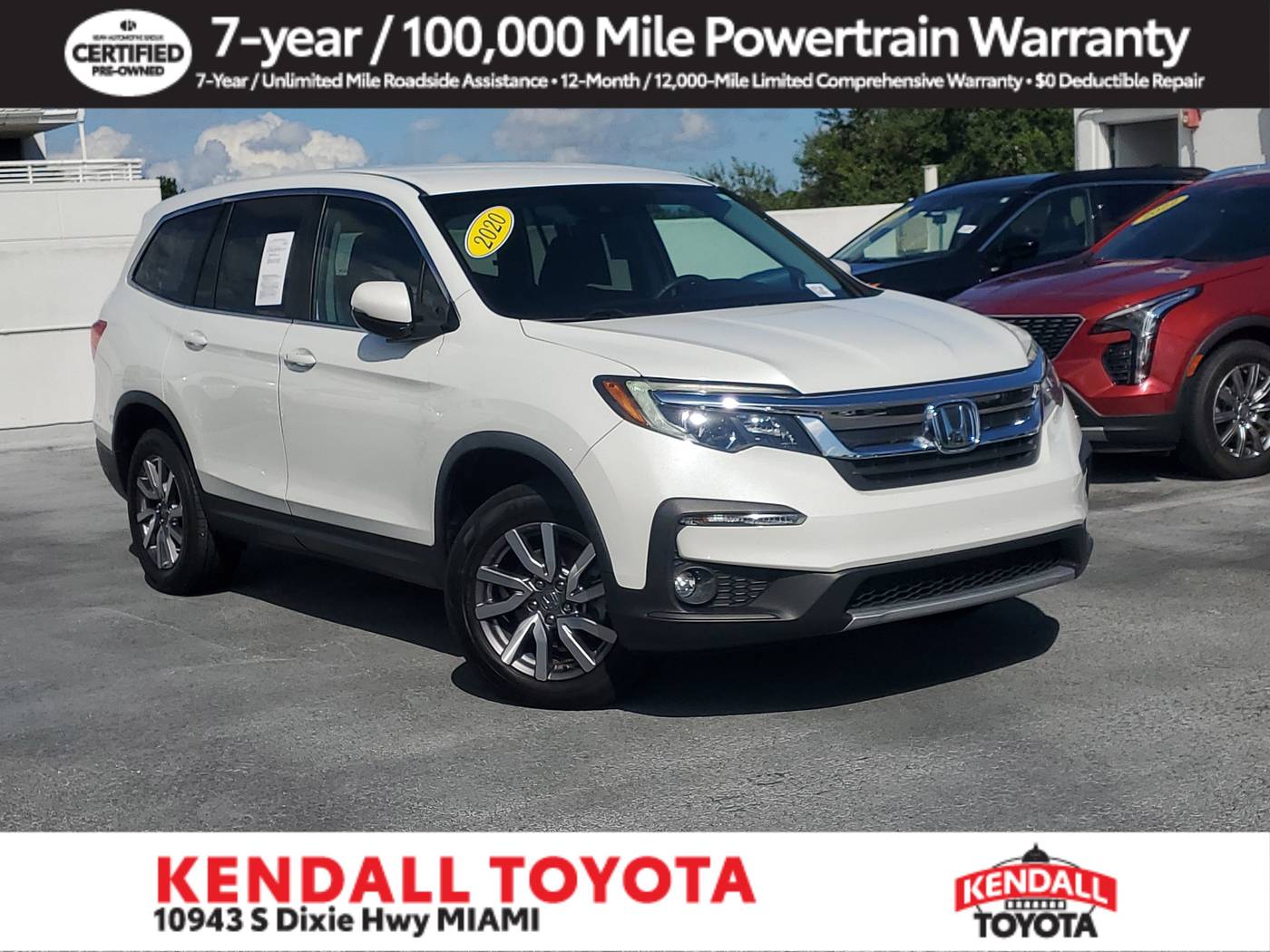 2020 Honda Pilot EX — SUV — 67,628 mi — Miami, FL