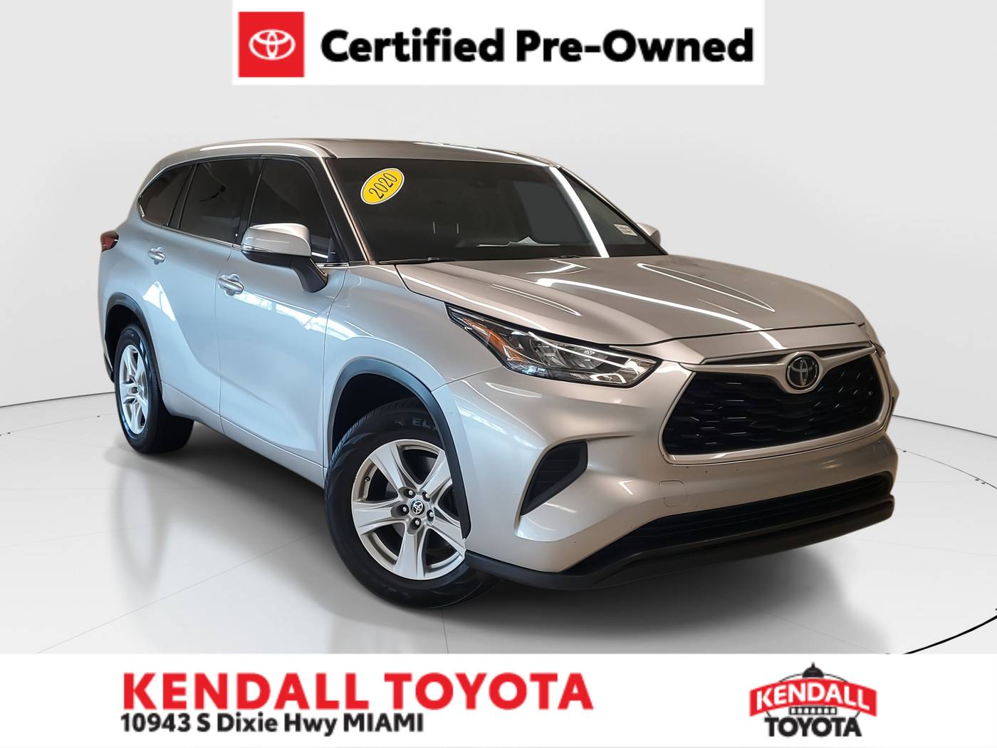 2020 Toyota Highlander L — SUV — 65,007 mi — Miami, FL
