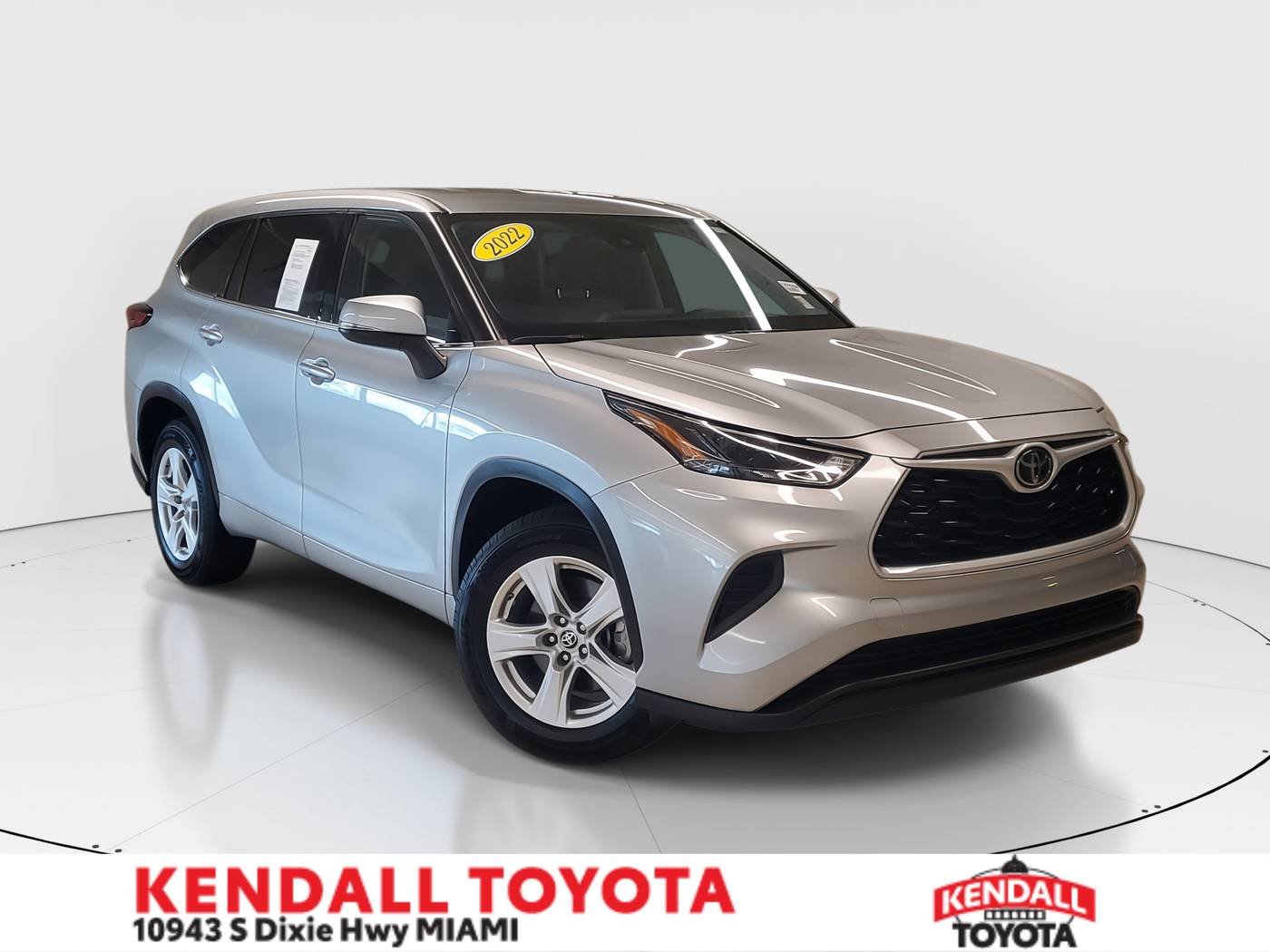 2022 Toyota Highlander L — SUV — 33,134 mi — Miami, FL