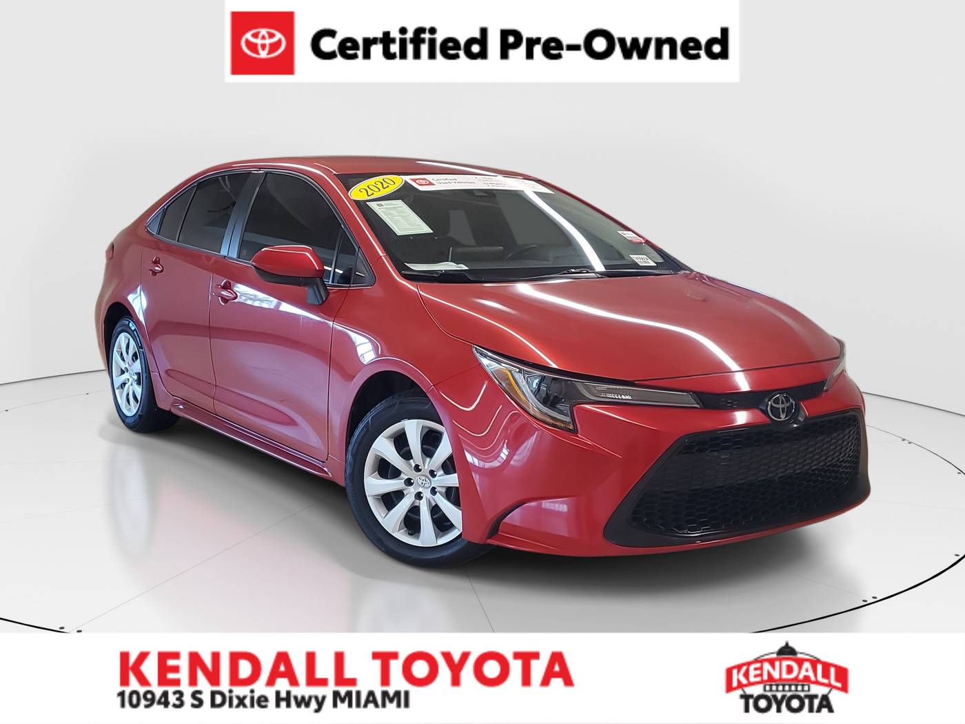 2020 Toyota Corolla LE — Sedan — 39,101 mi — Miami, FL