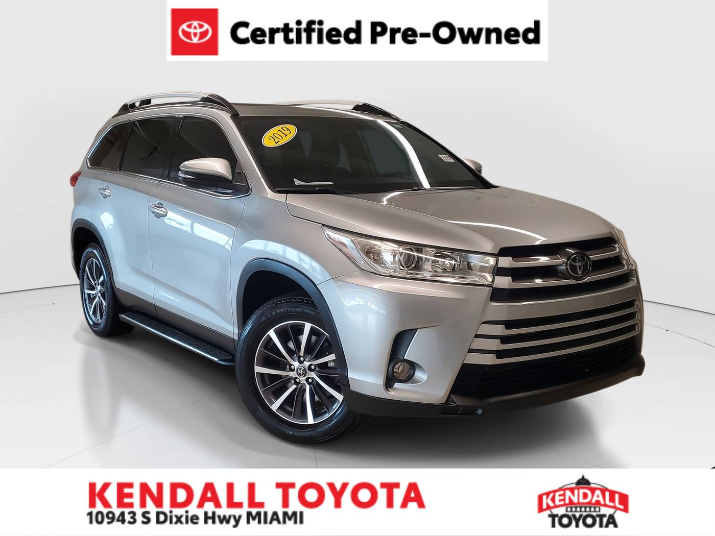 2019 Toyota Highlander XLE — SUV — 50,533 mi — Miami, FL