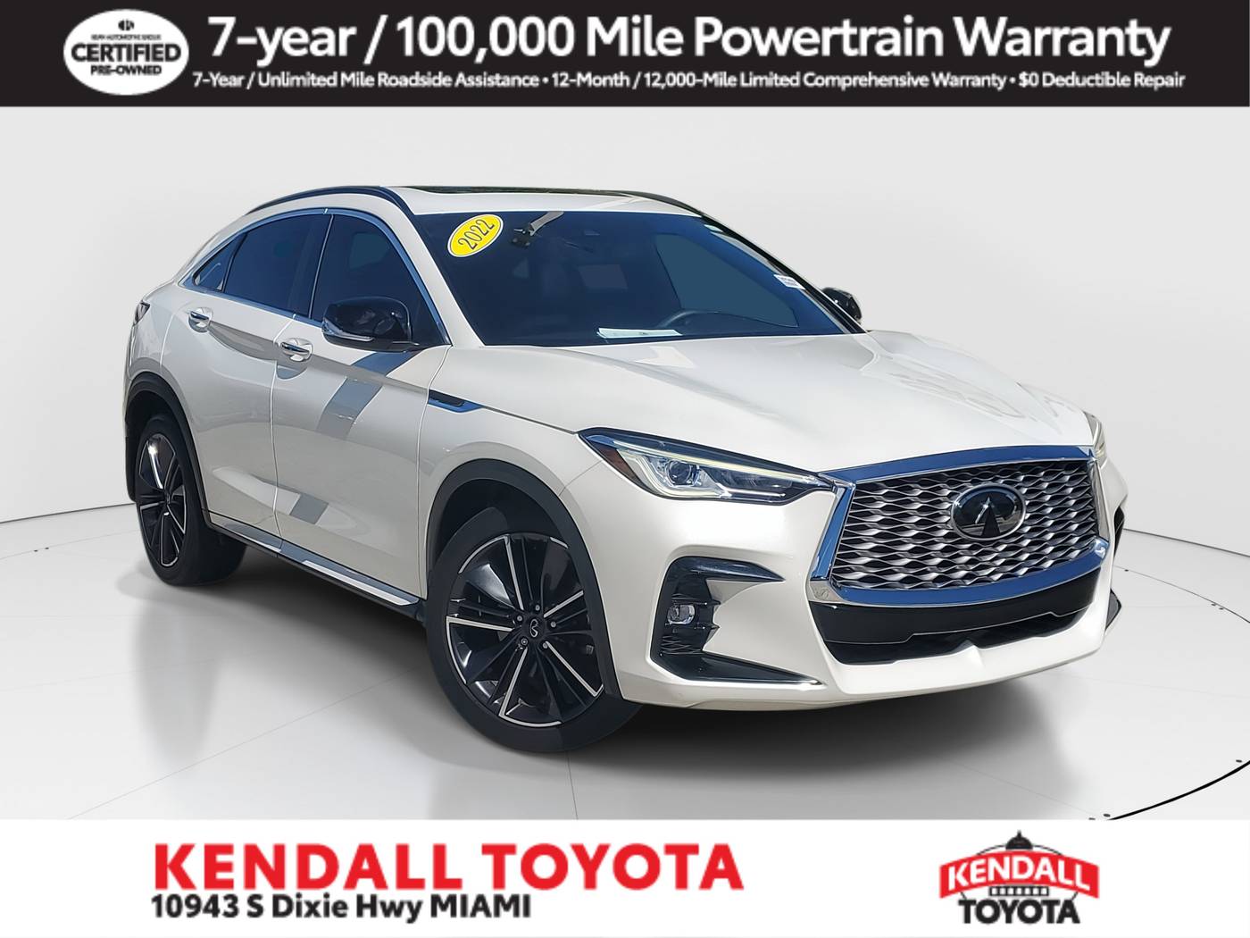 2022 INFINITI QX55 LUXE — SUV — 37,140 mi — Miami, FL