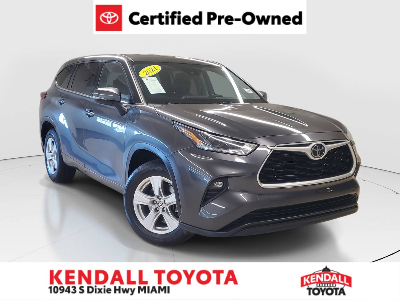 2021 Toyota Highlander LE — SUV — 53,629 mi — Miami, FL