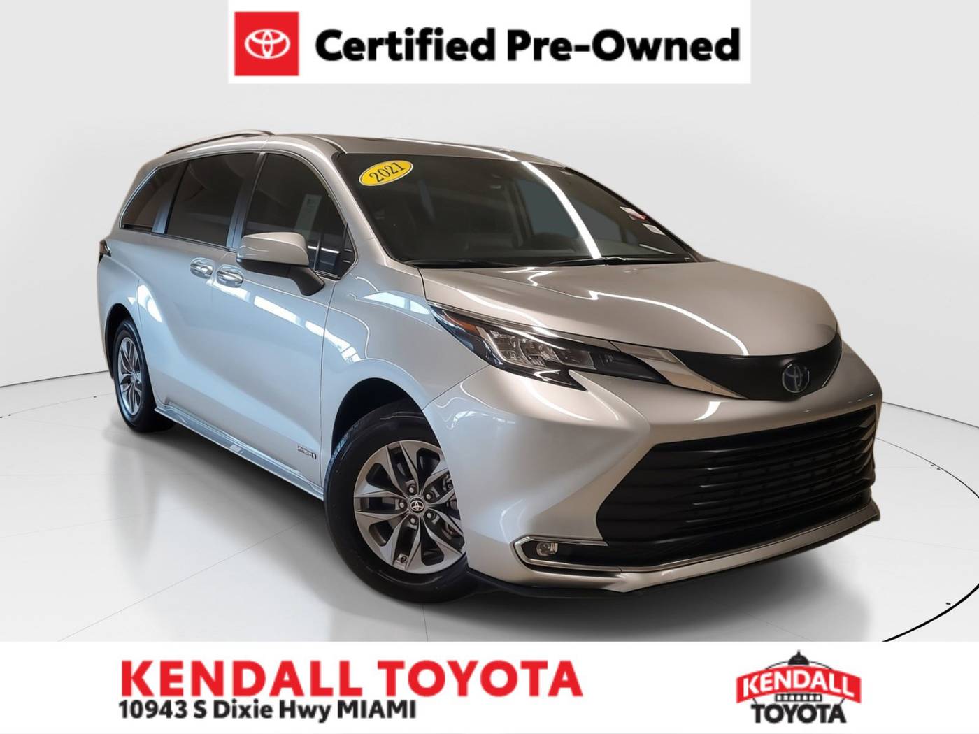2021 Toyota Sienna XLE — Minivan — 34,063 mi — Miami, FL