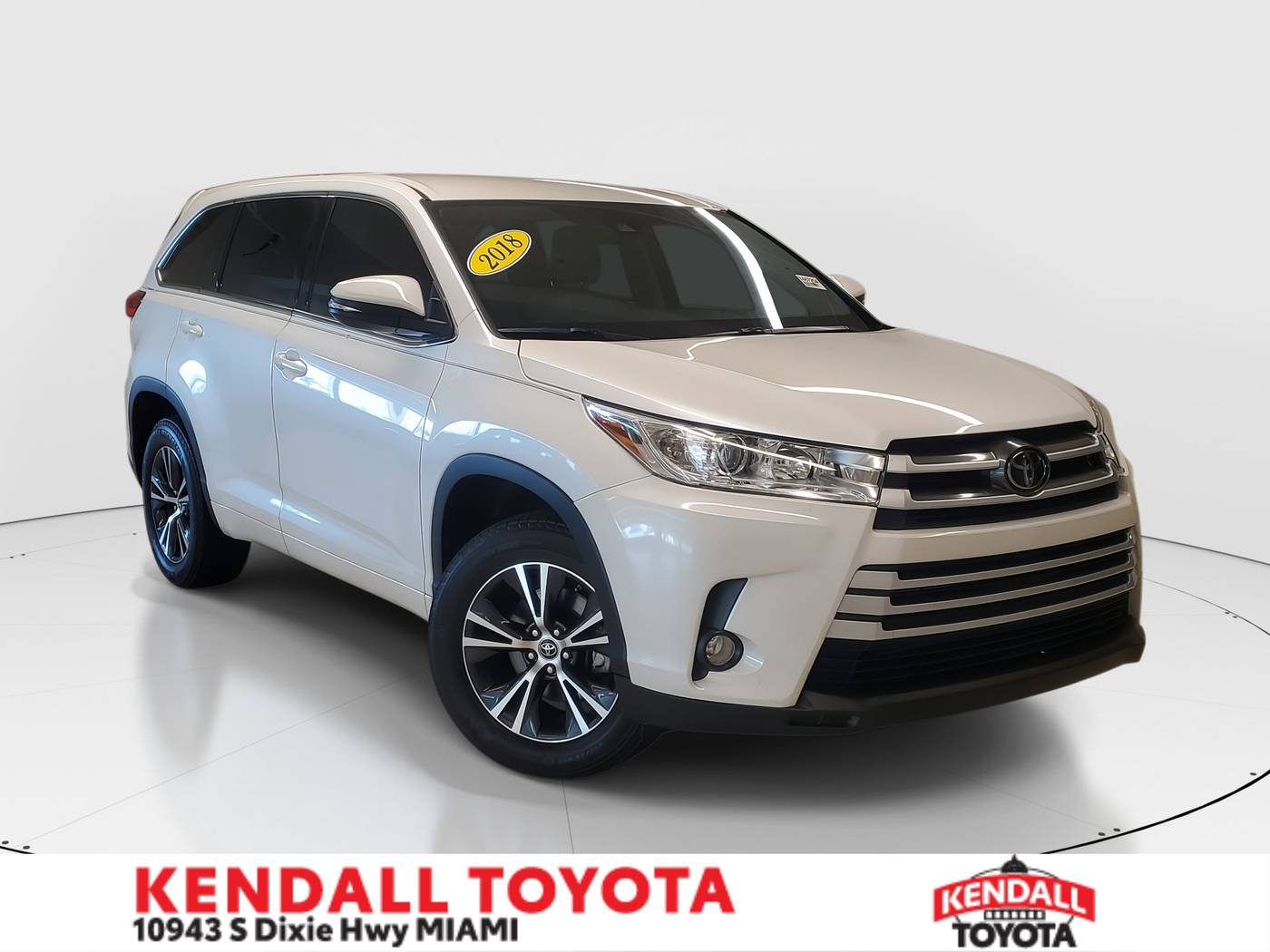 2018 Toyota Highlander LE V6 — SUV — 21,830 mi — Miami, FL