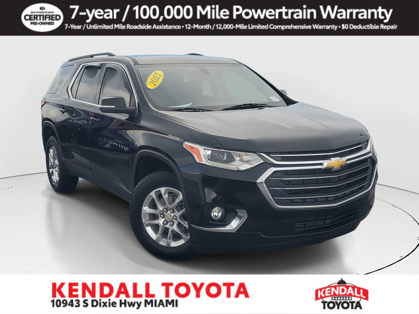 2021 Chevrolet Traverse LT Leather — SUV — 51,885 mi — Miami, FL