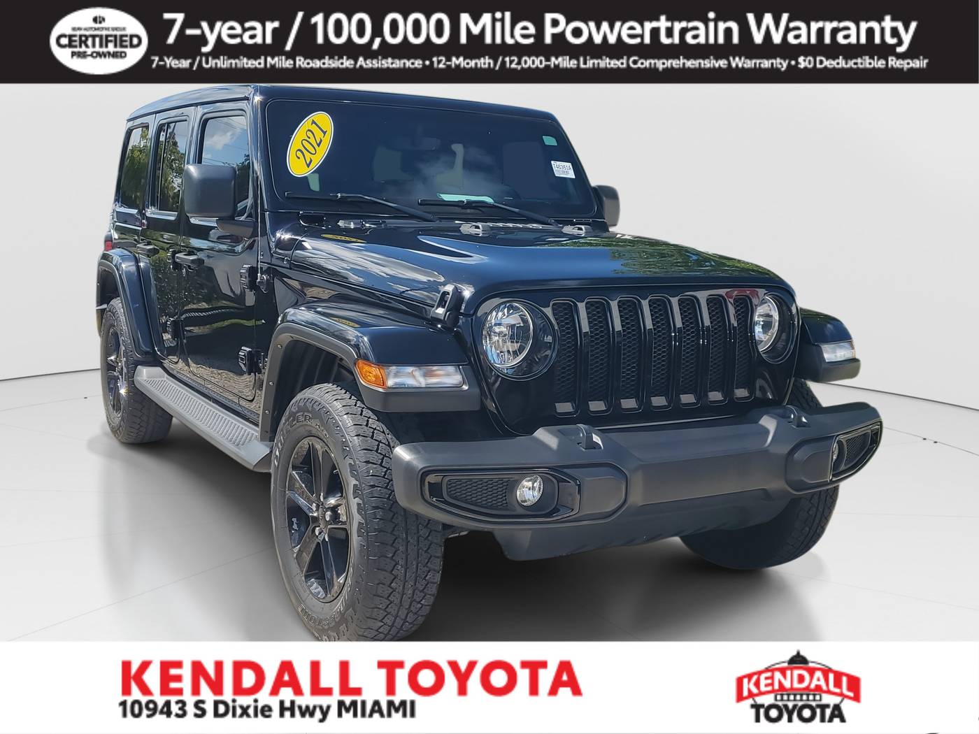 2021 Jeep Wrangler Sahara Altitude — SUV — 15,752 mi — Miami, FL