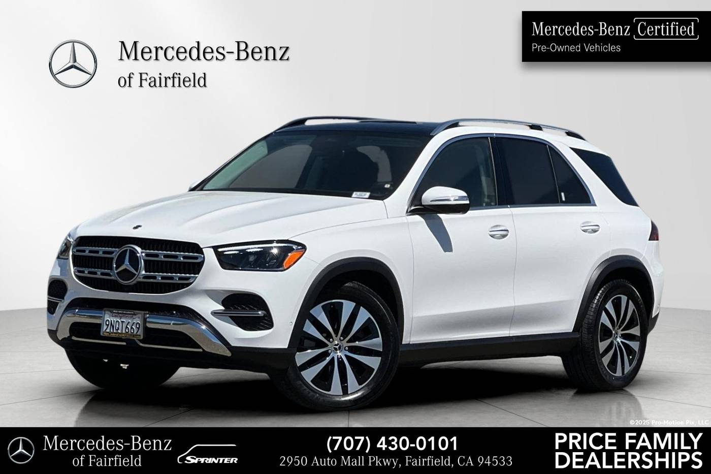 2025 Mercedes-Benz GLE GLE 350 — SUV — 9,651 mi — Fairfield, CA